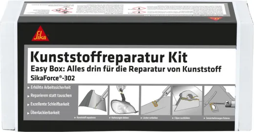 SikaForce 302 Kunststoffreparaturkit, Easy Box, schwarz