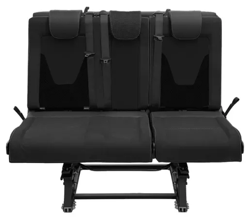 Sitzbank-Komplettset - Schwarz / schwarz