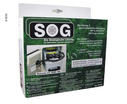 SOG-Entlüftungsset 3000A,f.Seitenwand,hellgrau