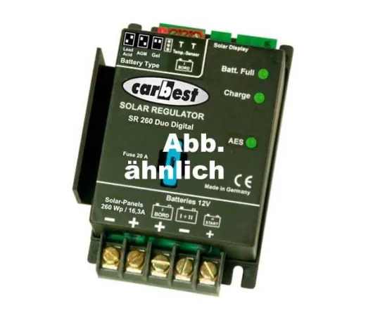 Solar-Regler SR 324 DUO Digital 24V/300Wp