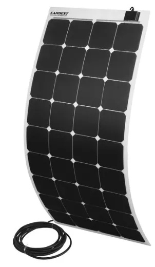 Solarpanel flex 12V / 80W inkl. Laderegler und Dachdurchführung