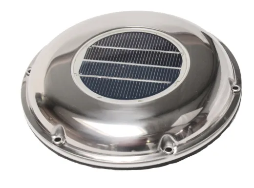 Solarventilator 215mm, Edelstahl