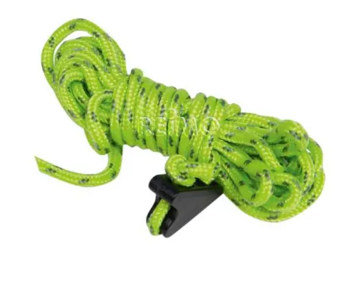 Spannleine grün 3m lang, Ø 3mm, 4 Stück