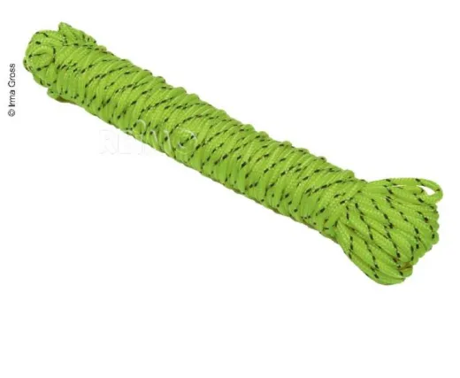 Spannleine grün 50m Ø3mm, reflektierend