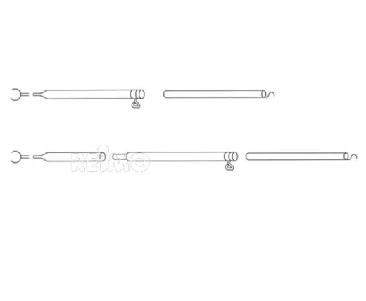 Spannstange/Dachauflagenstange Stahl 215-300cm, 3-teilig