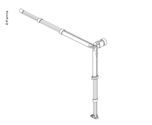 Spannstange und Stützfuß rechts f. Caravanstore 310-440