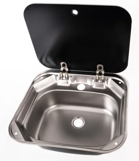 Spüle 1-teilige Glasabdeckung