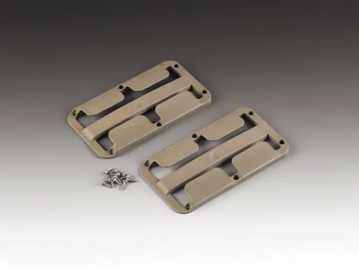 Stielglashalter 2er Set, beigegrau, für 2-3 Gläser bis Ø78mm