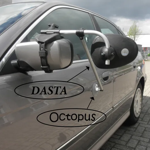 Stützarm Caravanspiegel Dasta - mit Okopus Kraftsauger