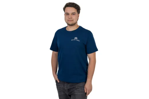 T-Shirt HOLIDAY TRAVEL, Unisex Größe XXL dunkelblau, Organic Cotton