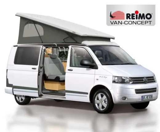 T5 AufstelldachSuperflach, VW T6, LR, hinten hoch