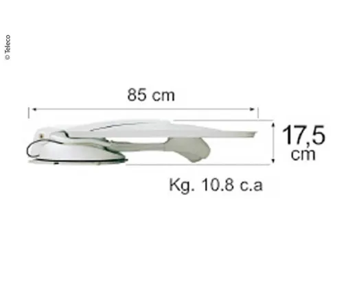 Teleco FlatSat Easy Smart 65 automatische Sat-Anlage Wohnmobil Teleco