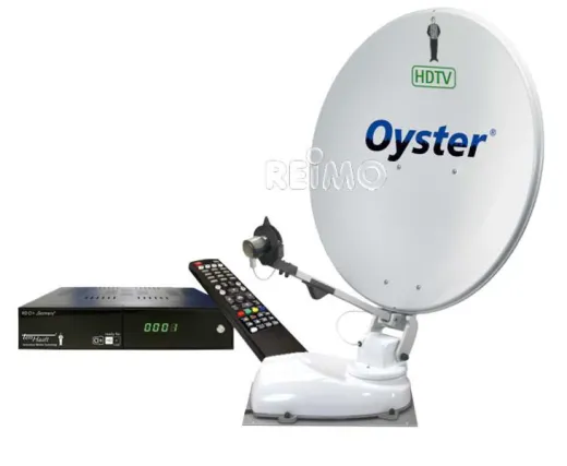 Ten Haaft Oyster 85 CI Sat-Anlage OYSTER HDTV inkl. HD-Receiver mit Single-LNB
