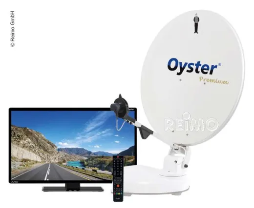 Ten Haaft Oyster 85 Premium Sat-Anlage mit SKEW Twin LNB + HDTV 24Oyster
