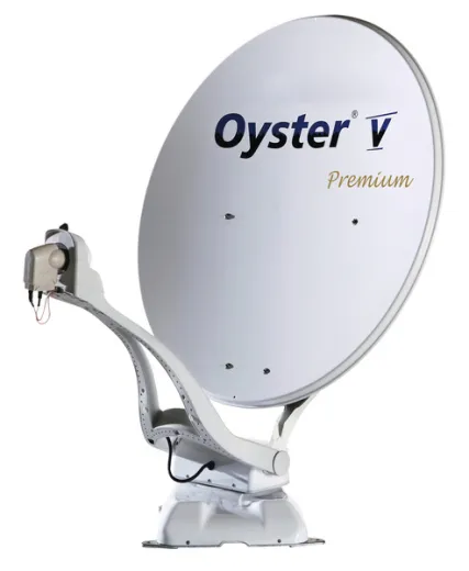 Ten Haaft Oyster V 85 Premium Sat-Anlage Skew Twin mit Steurereinheit über TV