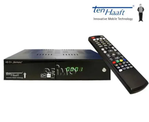 Ten Haaft Sat-Anlage Oyster 65 CI HDTV inkl. HD-Receiver + Twin LNB