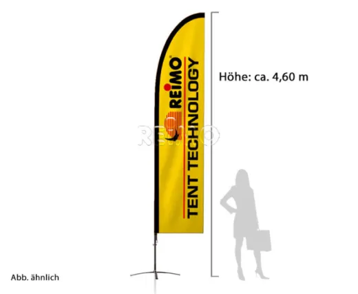 Tent-Technology Squareflag Komplettsystem groß, Höhe 460cm
