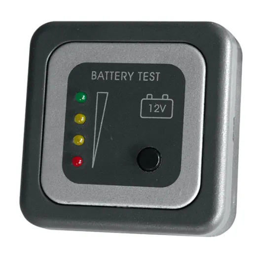 Testpanel zum Anschluß einer 12V-Batterie