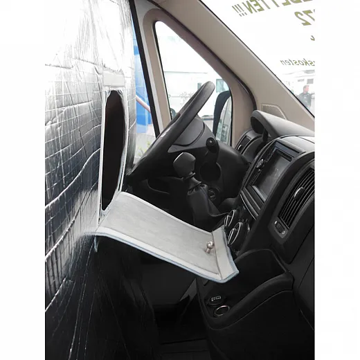 Thermo Trennvorhang Isoflex Fiat Ducato ab 7/2006 für das Fahrerhaus innen
