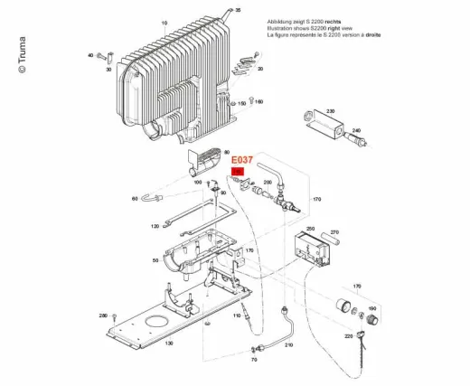 Thermoelement 250mm