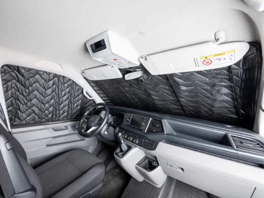 Premium Thermomatten mit Magnetbefestigung - Fahrerhaus Transit >2015