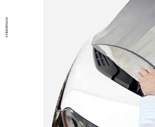 Thermomatte außen Scheibenabdeckung für Ford Transit ab Bj. 2007