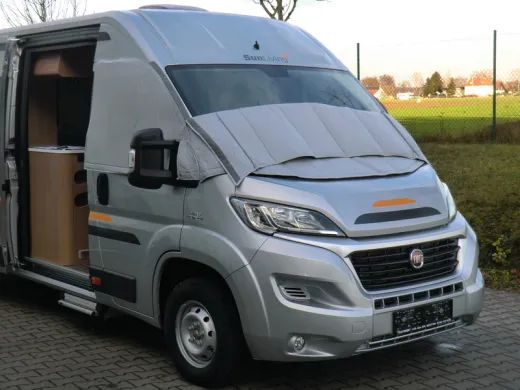 Thermomatten außen Fahrerhausscheibe Ducato 94-02, mit Klettverschluss