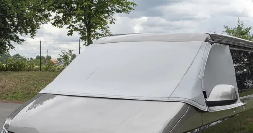 Thermoschutz Fahrerhausscheibe Ford Tour.Custom 23 m. Klettverschluss