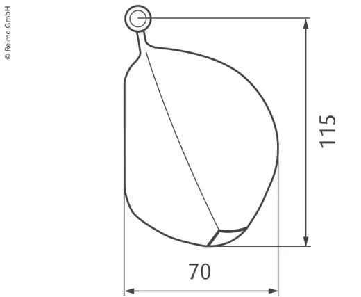 Thule 1200 - Sackmarkise für Kedernschiene - 300cm, Saphir Blau