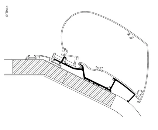Thule Adapter LMC Liberty TI Serie 6, 300cm