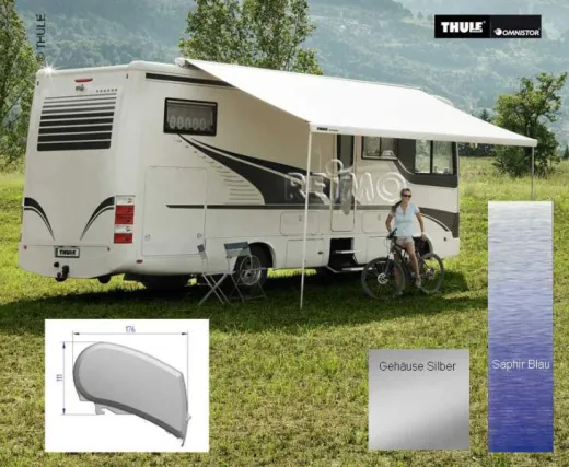 Thule Dachmarkise 9200 Länge: 4,0m Gehäuse: silber
