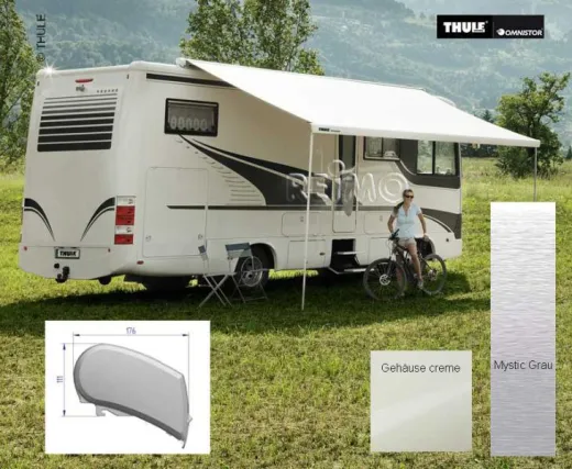 Thule Dachmarkise 9200 Länge: 5,0m Gehäuse: cremeweiß