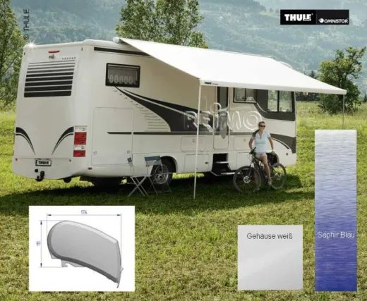 Thule Dachmarkise 9200 Länge: 5,5m Gehäuse: weiß