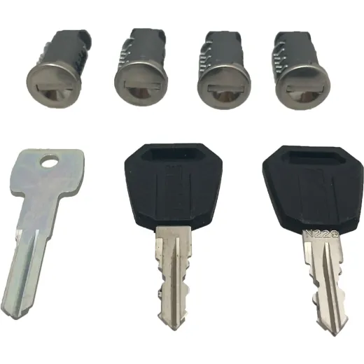 Thule One-Key-System 4 gleichschließende Zylinder inkl. 2 Schlüssel für alle Thule-Systeme -