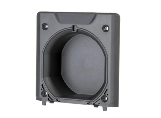 Tiefe Version mit geschlossener Rückwand. Inkl. Moosgummidichtung. Ohne Deckel.