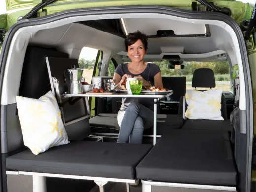 Tischanlage Camp / Camp2 und Weekender 2 für Caddy Maxi und Ford Connect