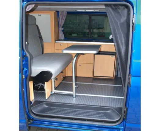 Tischanlage Luxus mit Schwenktischgestell, Dekor Anthrazit VW T6/5