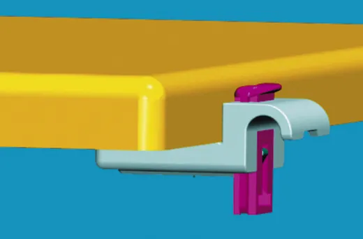 Tischgleitschiene Quick Clip