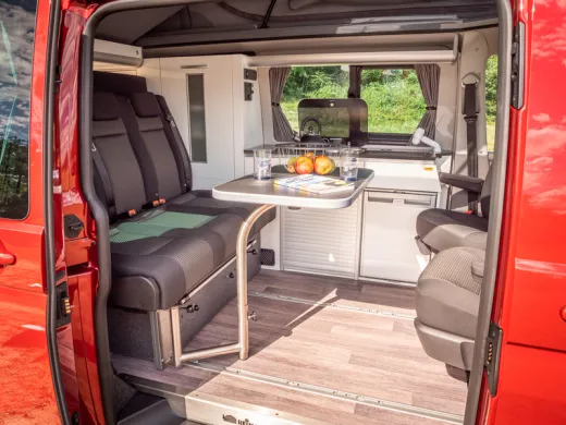 Tischplatte für Schwenktischhalterung Dekor Mandarin