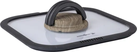 Topfset TORRALTA SQUARE 6-tlg,20x15cm,20x5cm,16x12cm+2 Deckel, Griff