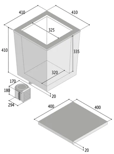 Toplader Kühlbox TL37