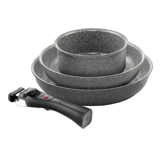 TORRE Kochgeschirr Komplett-Set, 4-tlg