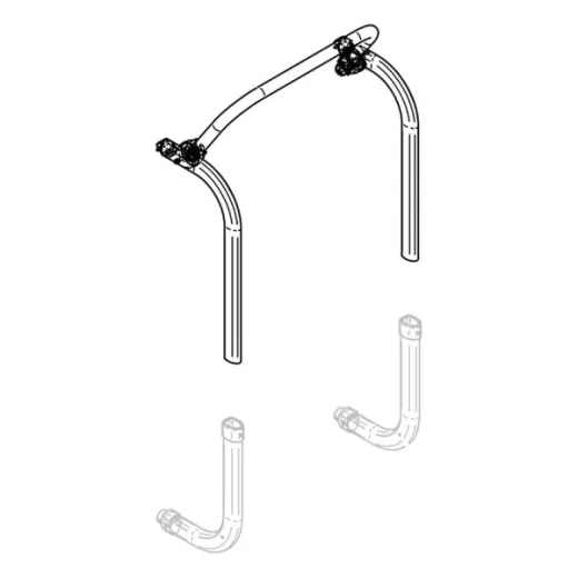 Tragrahmenbügel Thule, 27 cm inkl. obere Tragarme Elite G2 SV / Esse4 SV -