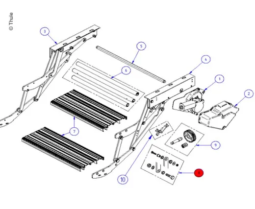 Trittstufen Repair Kit Rivet Skirt