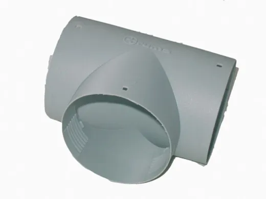 TS T-Stück achatgrau 65mm