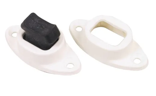 Türfeststeller Kunststoff 3-teilig weiß