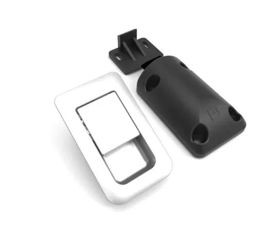 Türschloss 36x59mm satine chrom Türstärke 12-18mm