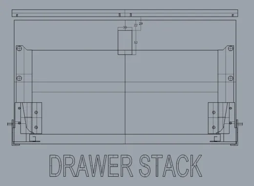 Türschloss 36x59mm satine chrom Türstärke 12-18mm