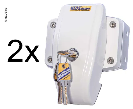 Türsicherung HEOSafe Door Frame Lock 2er Set weiß