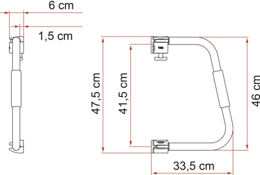 Türsicherung Security 46 cm